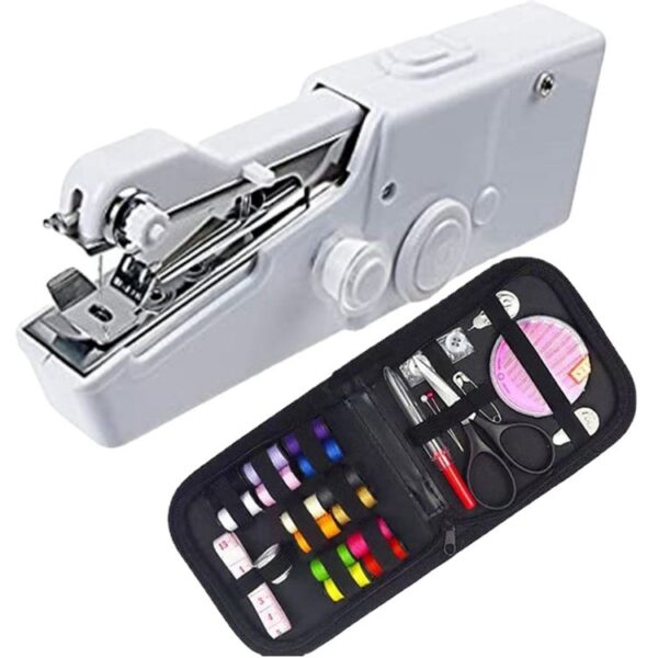 Juego de mini máquina de coser portátil