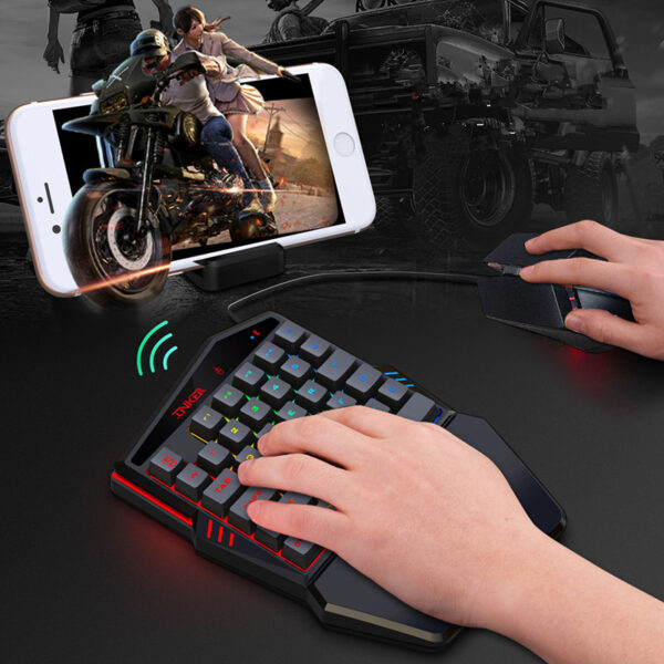 Teclado para una sola mano