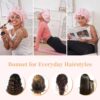 17e7facd-592e-4ac3-af12-9ef349ab2d95.jpg Gorro de seda para dormir para mujeres, gorro de satén para dormir para cabello ondulado, rizado y natural para mujeres y hombres - Rosa