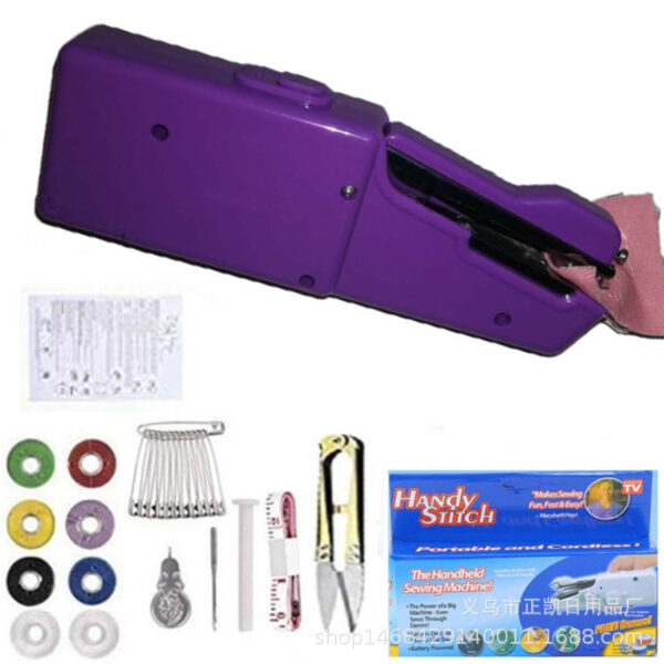 Juego de mini máquina de coser portátil