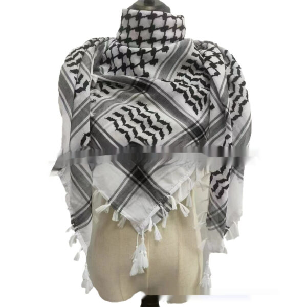 Bufanda palestina de jacquard para hombre, de fabricación transfronteriza.