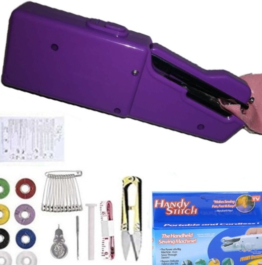 Juego de mini máquina de coser portátil