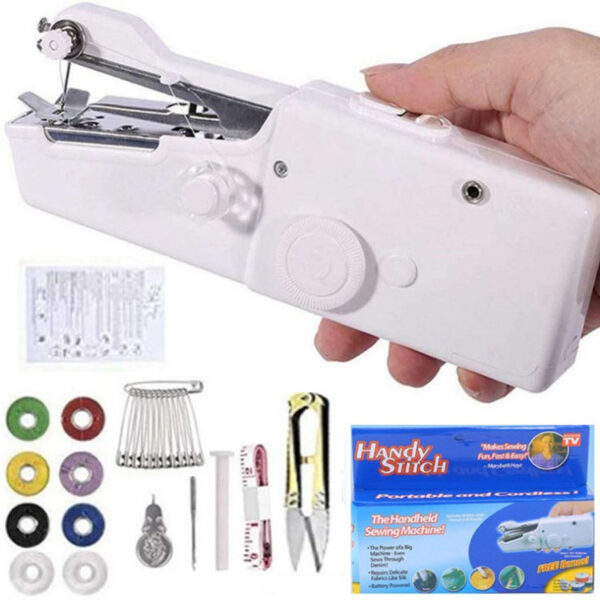 Juego de mini máquina de coser portátil