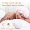 c86cde1c-1b46-4cef-b916-2c091a1f5489.jpg Gorro de seda para dormir para mujeres, gorro de satén para dormir para cabello ondulado, rizado y natural para mujeres y hombres - Rosa