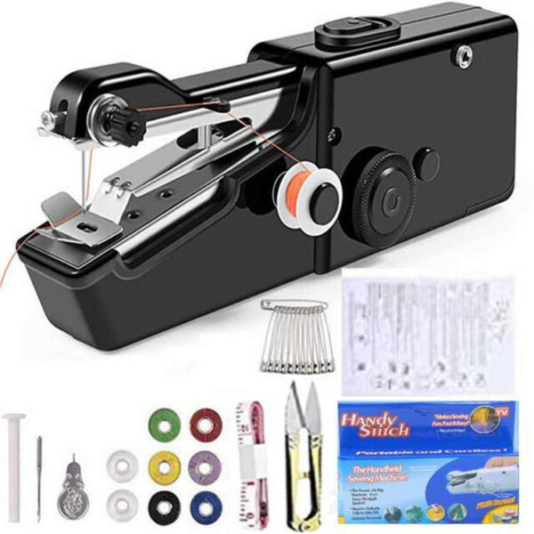 Juego de mini máquina de coser portátil